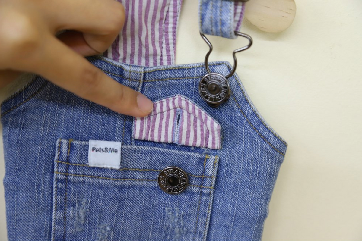 Pocket Denim Pants